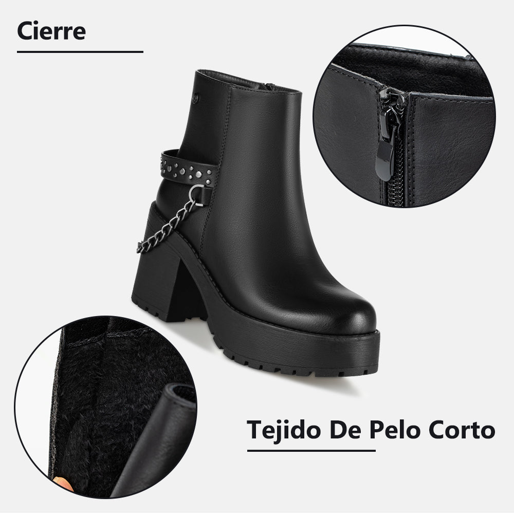 Botin Mujer Cayetana Negro Weide