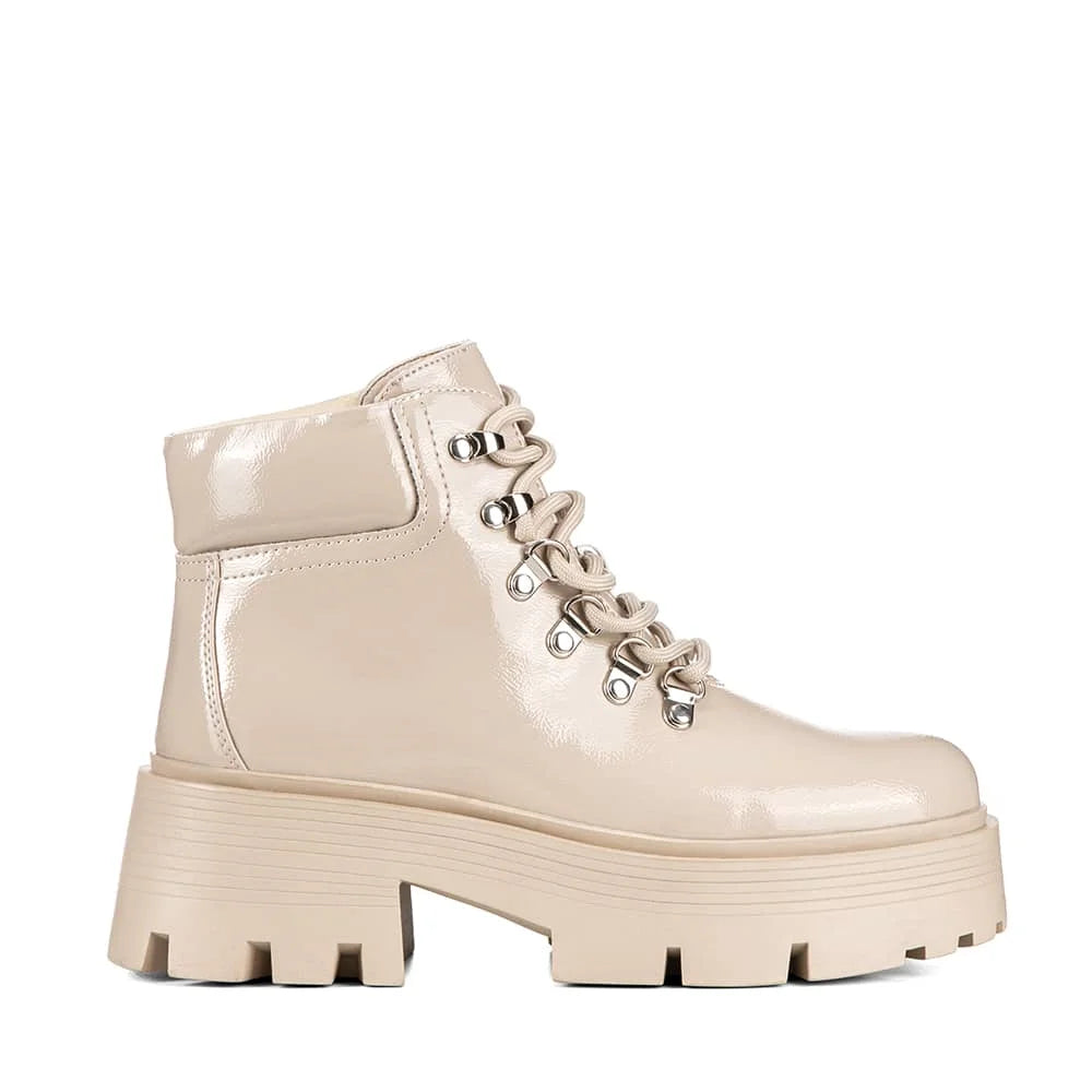 Botines beige mujer shop