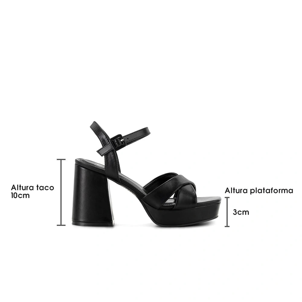 Sandalias Fiesta Mujer Edelmira Negro Weide