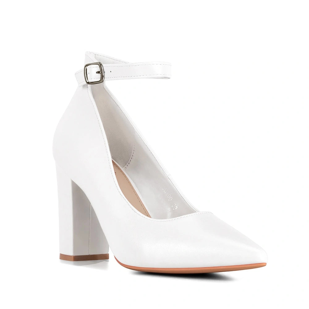 Zapatos Taco Mujer Anastasia Blanco Weide