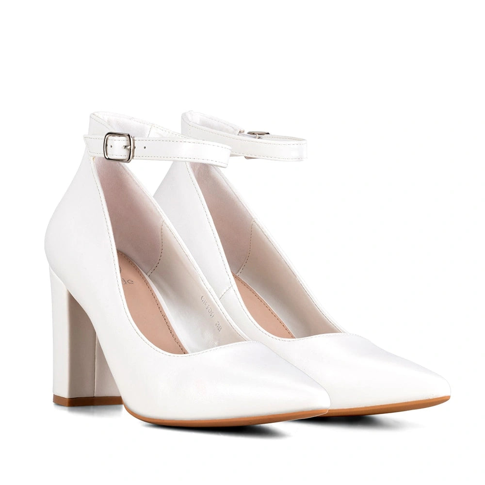 Zapatos Taco Mujer Anastasia Blanco Weide
