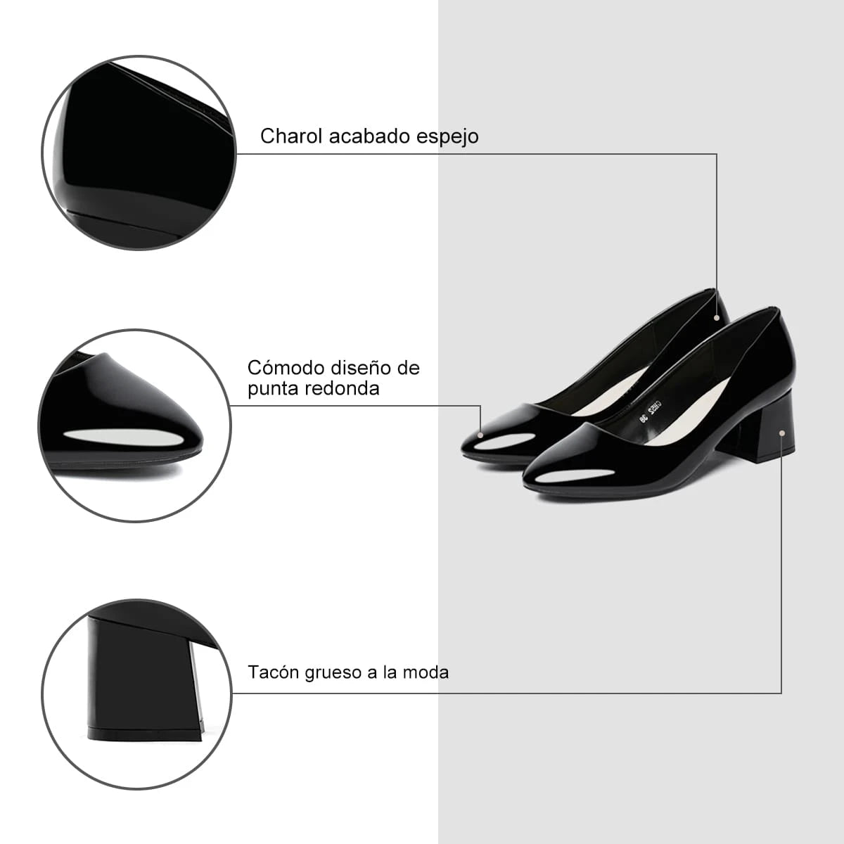 Zapato Mujer Felicia Negro Weide
