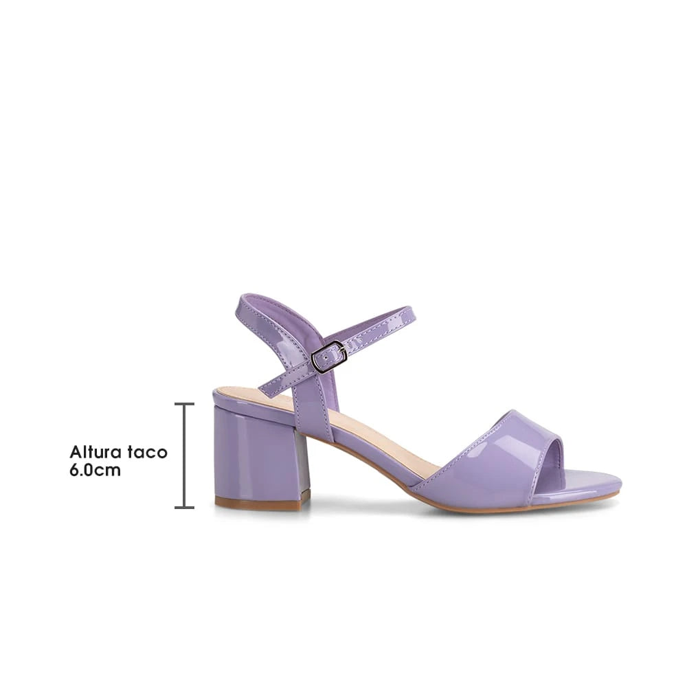 Sandalia Mujer Mentas Morado Weide