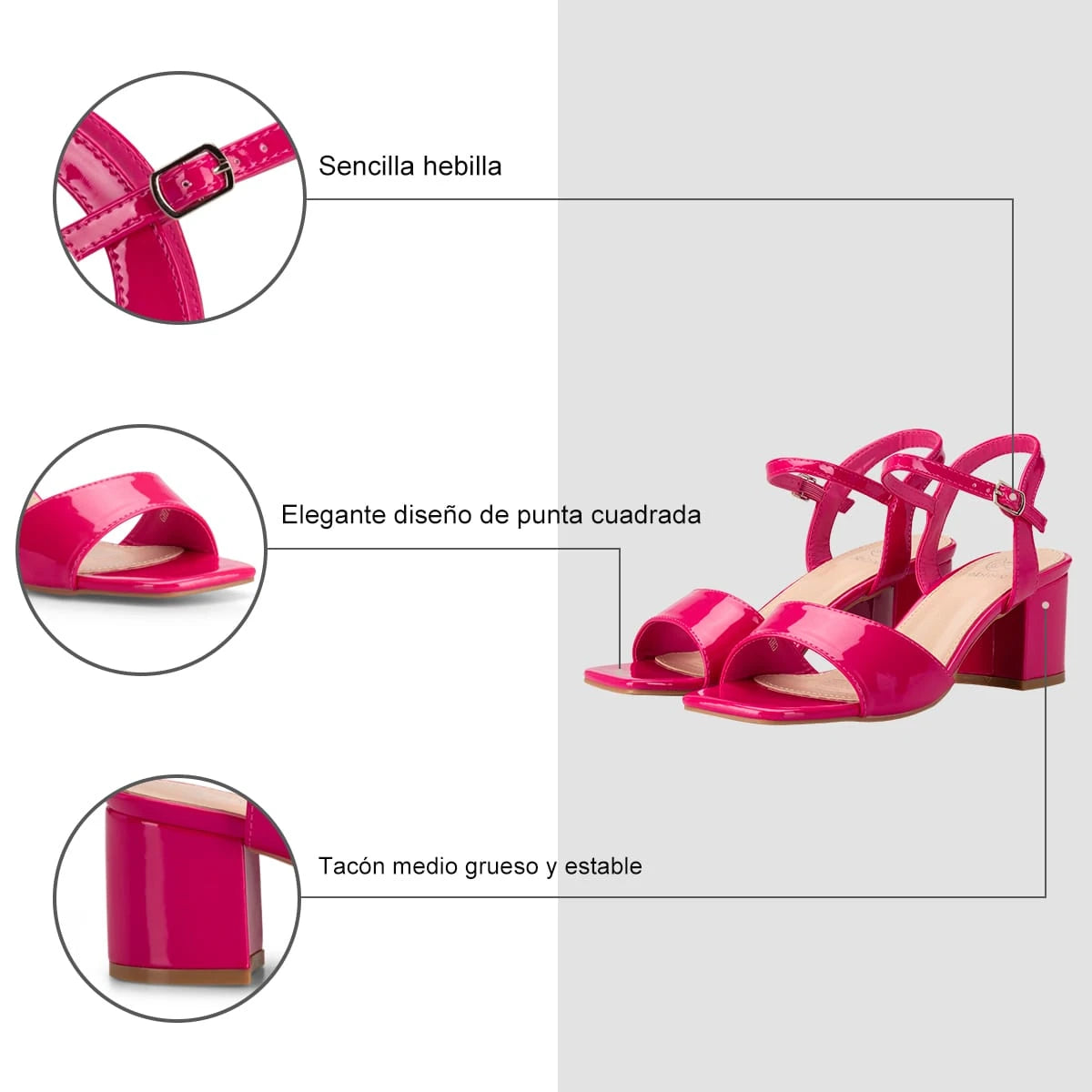 Sandalias Mujer Belala Durazno Weide
