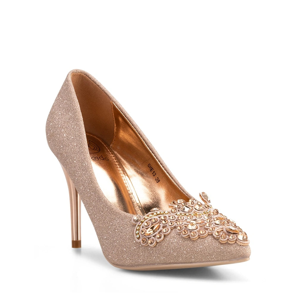 Zapatos Taco Mujer Javiera Champan Weide