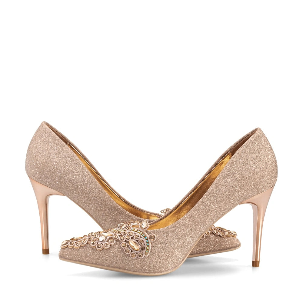 Zapatos Taco Mujer Javiera Champan Weide