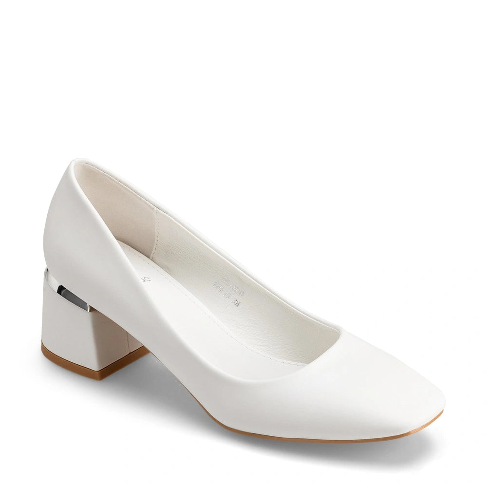 Zapatos Taco Mujer Josefa Blanco Weide