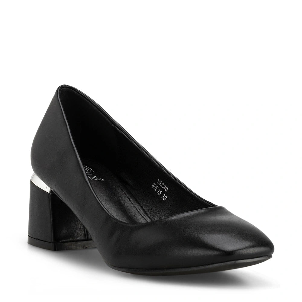 Zapatos Taco Mujer Josefa Negro Weide