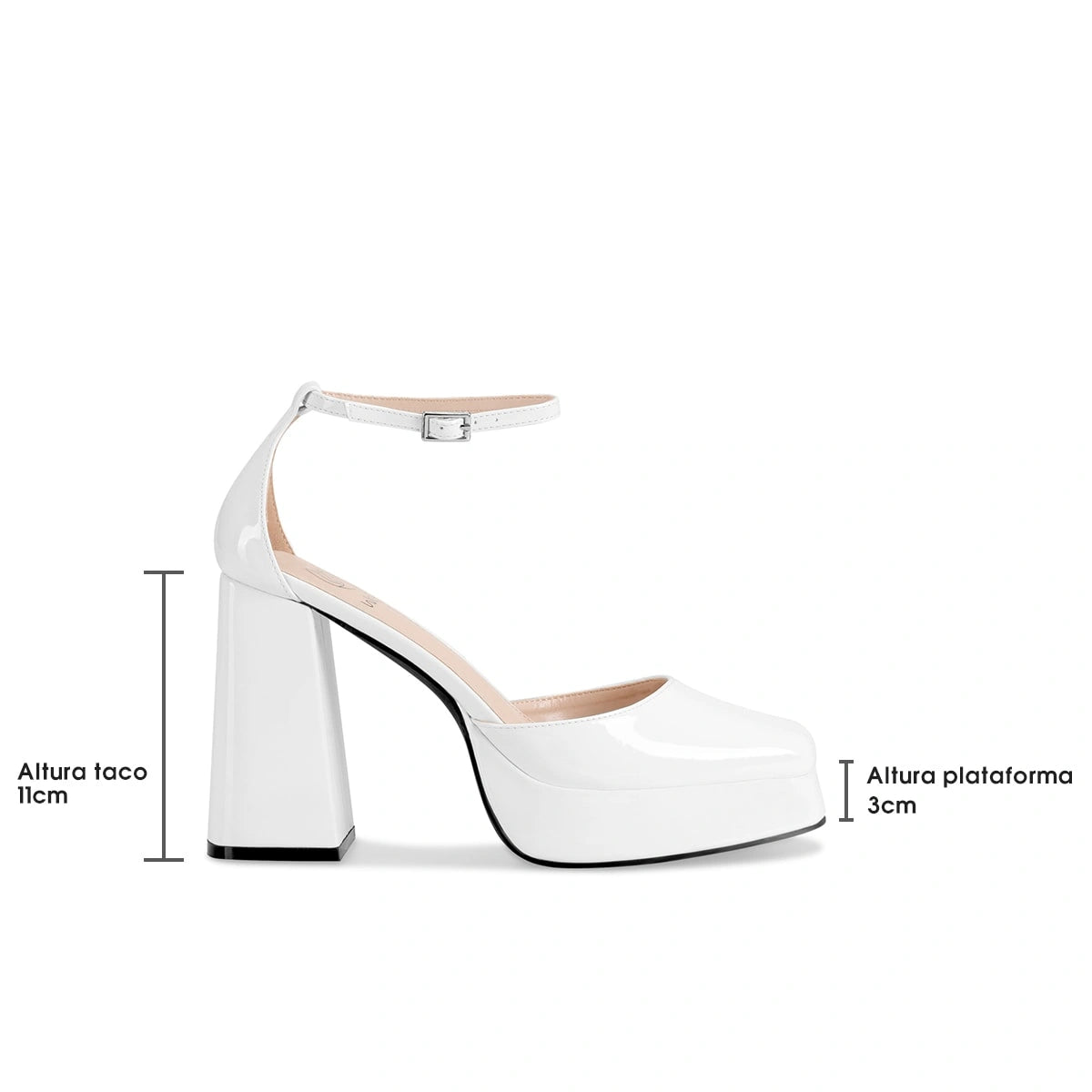 Zapatos Taco Fiesta Mujer Manuela Blanco Weide