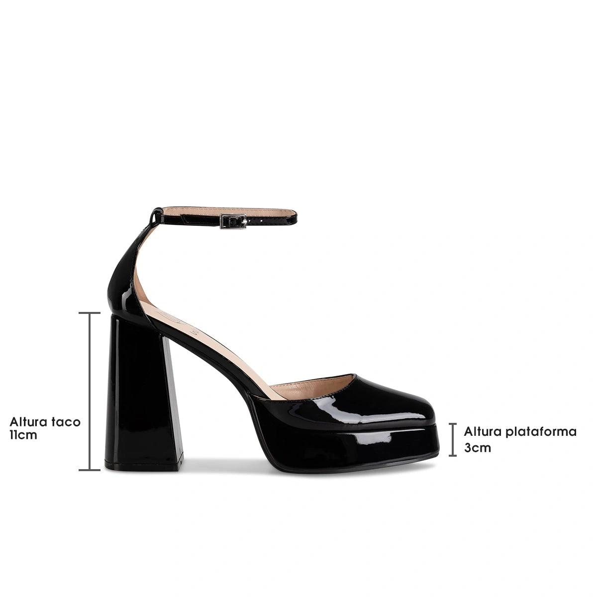 Zapatos Taco Fiesta Mujer Manuela Negro Weide