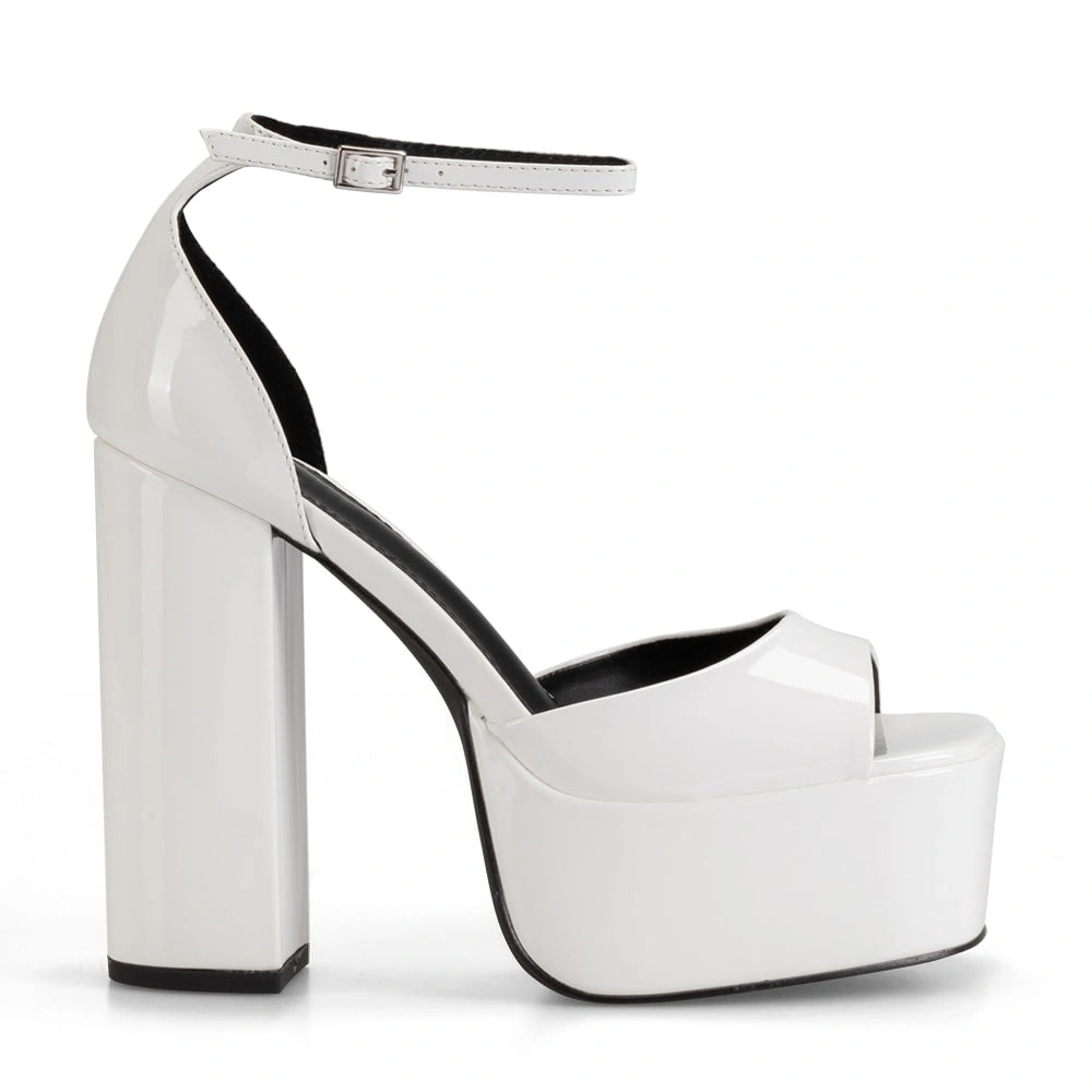Sandalias Fiesta Mujer Milagros Blanco Weide