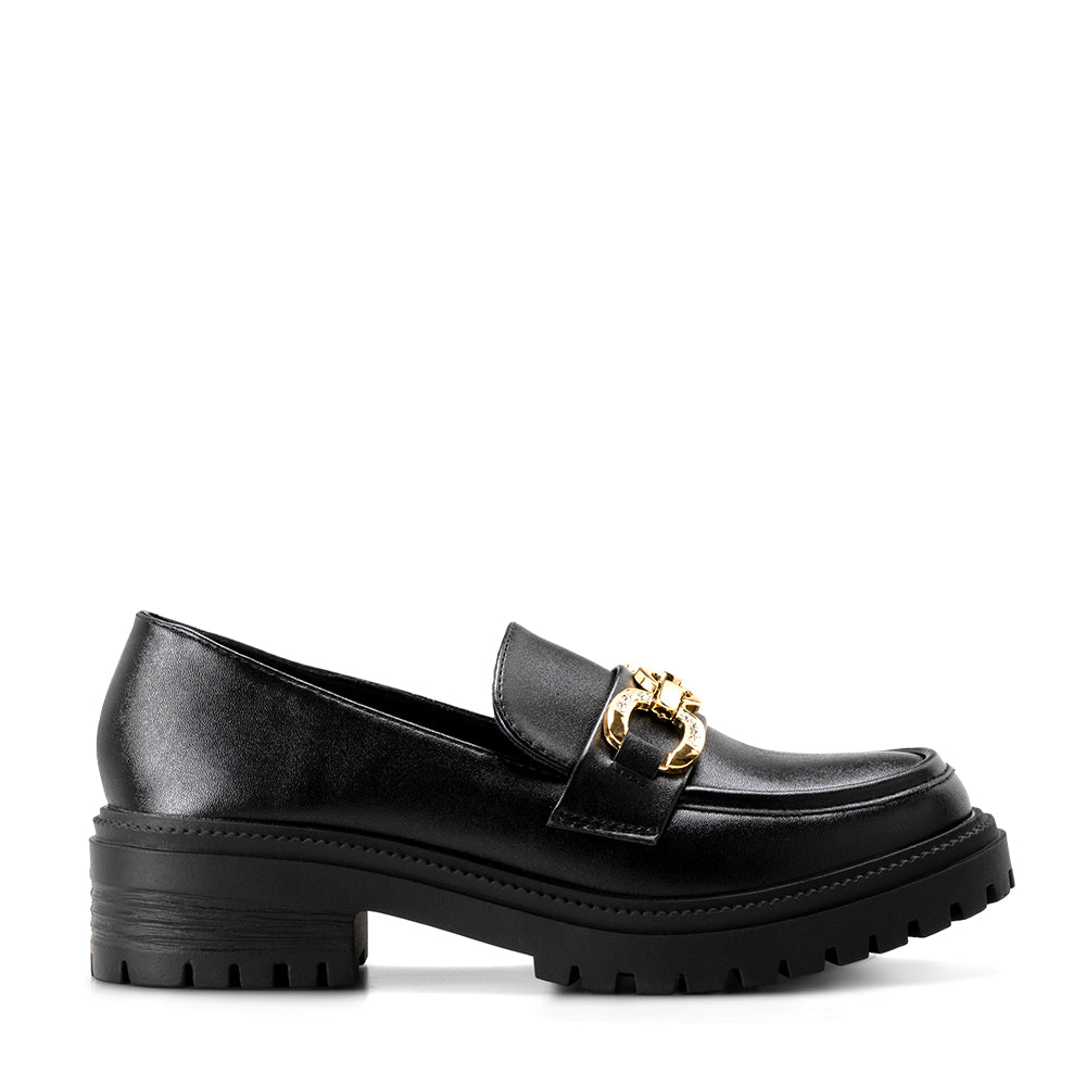 Mocasin Mujer Nieve Negro Weide