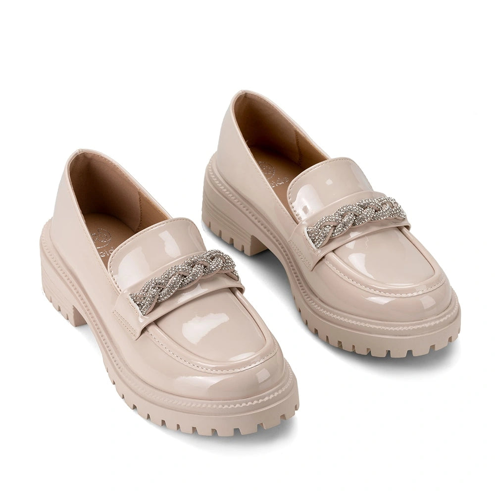 Mocasin Mujer Nuria Beige Weide