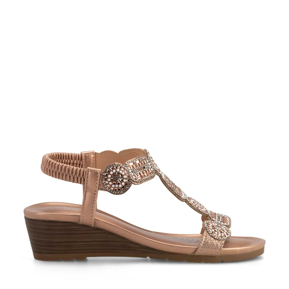 Sandalias Mujer Pilar Champan Weide