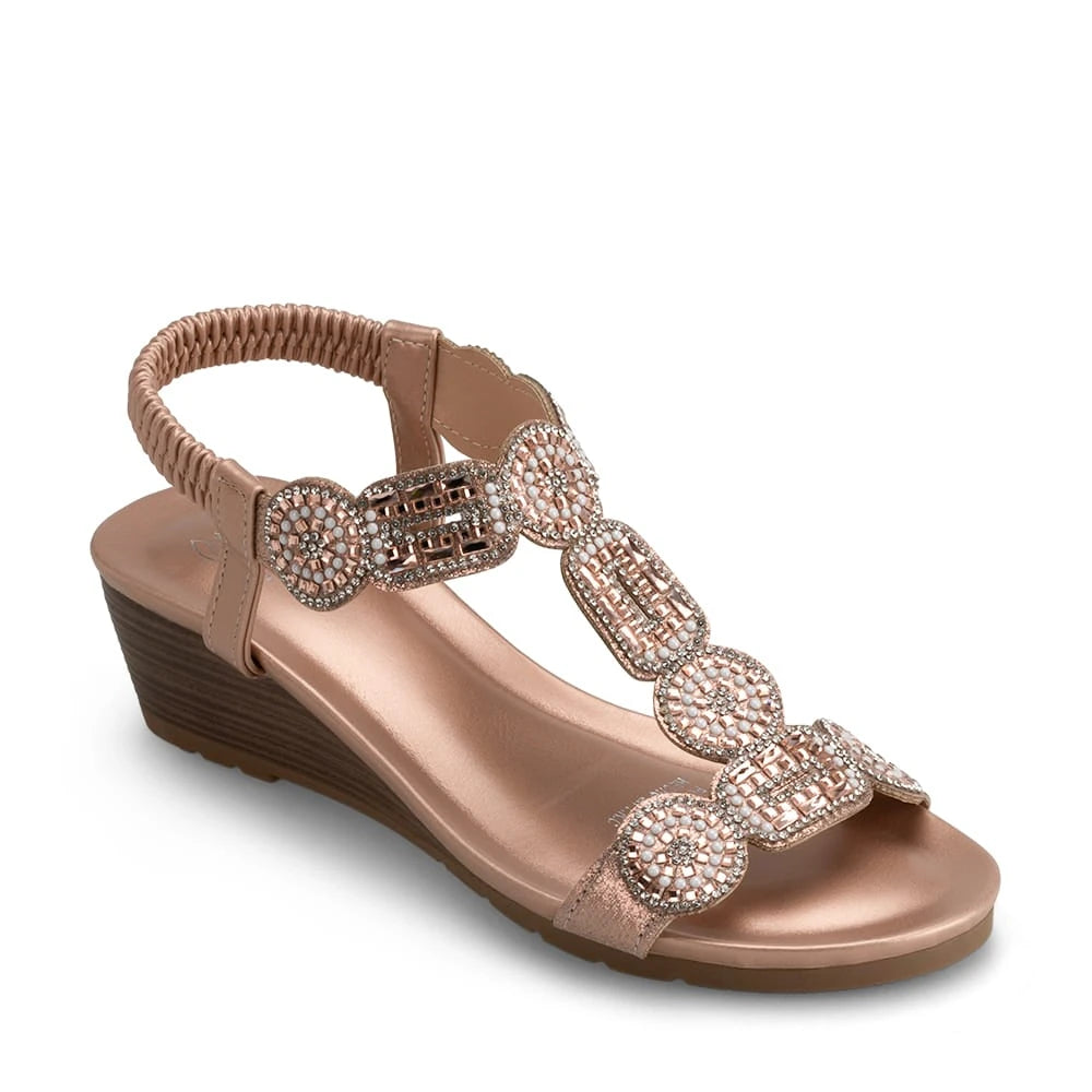 Sandalias Mujer Pilar Champan Weide