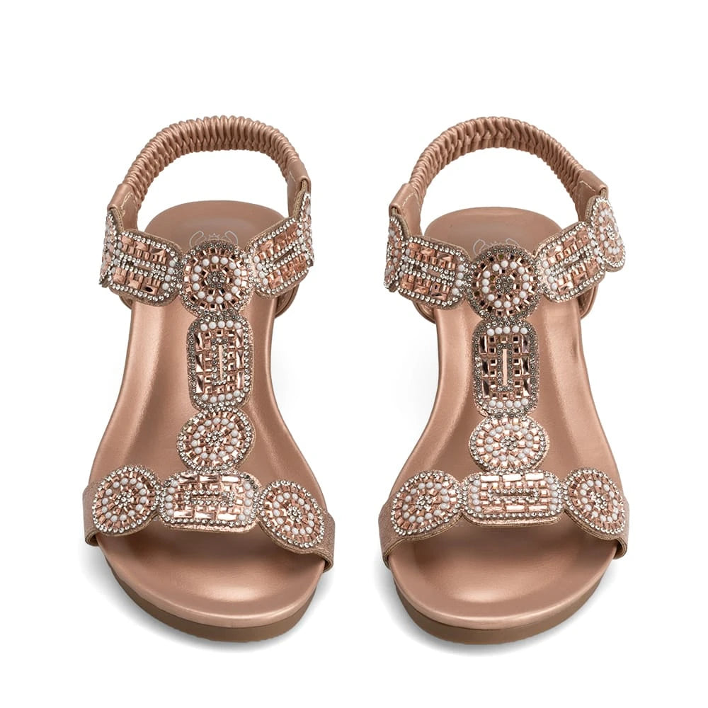 Sandalias Mujer Pilar Champan Weide