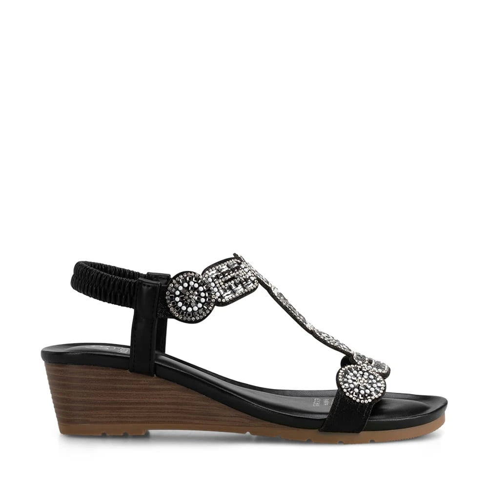 Sandalias Mujer Pilar Negro Weide