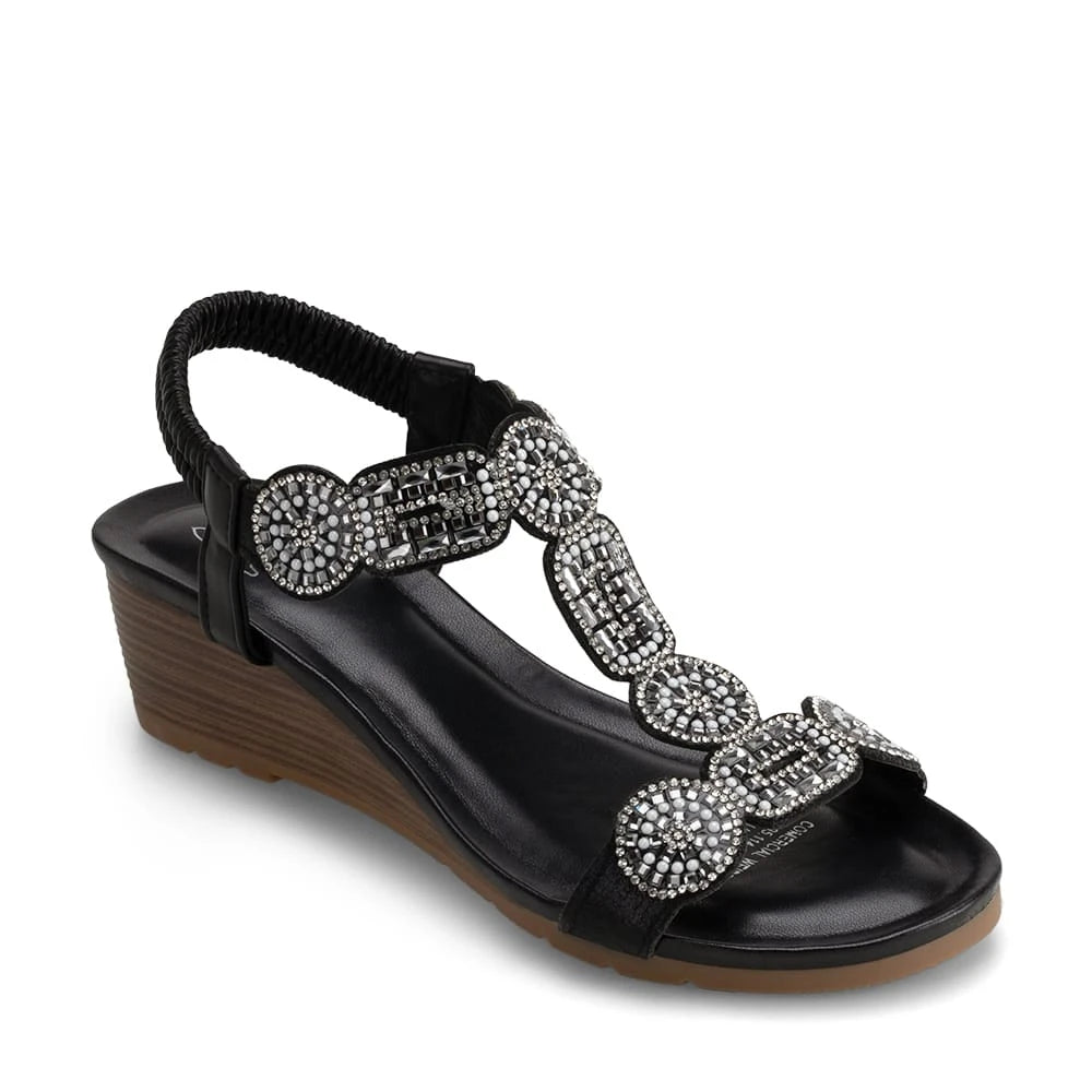 Sandalias Mujer Pilar Negro Weide