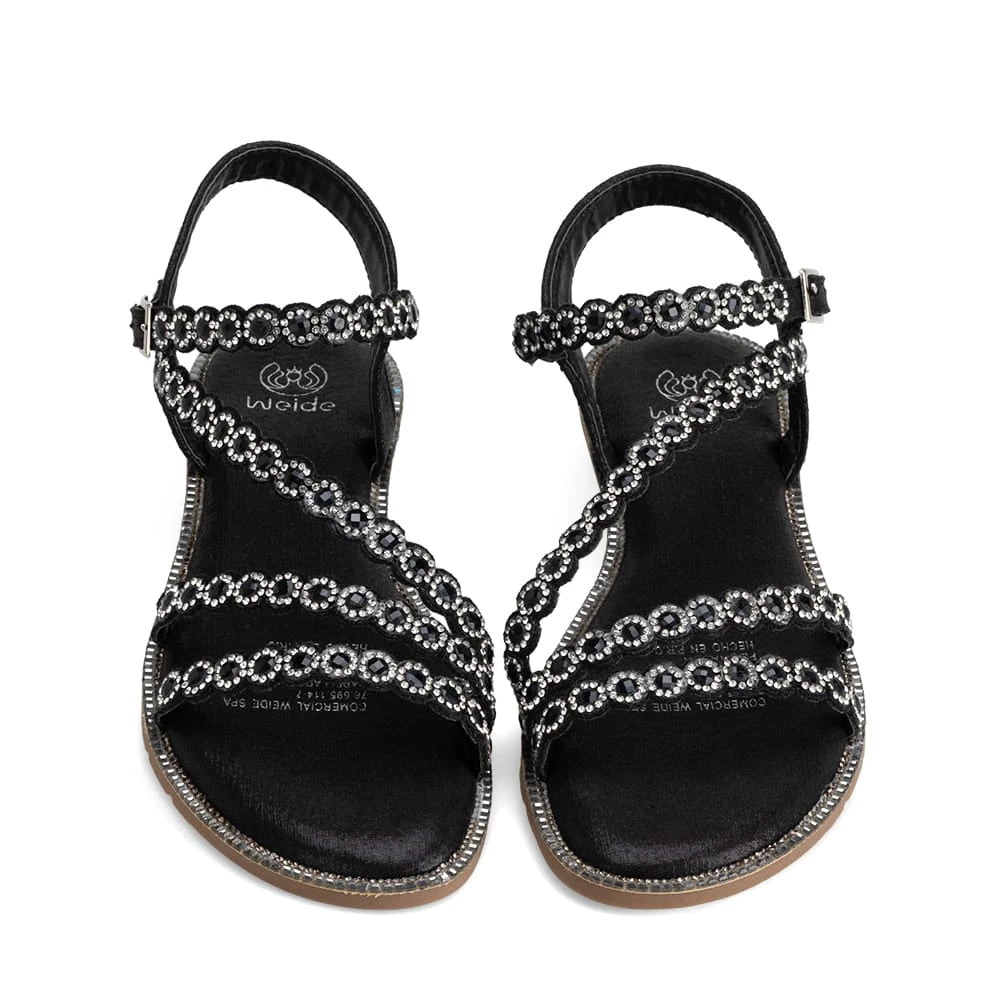 Sandalias Mujer Priscila Negro Weide