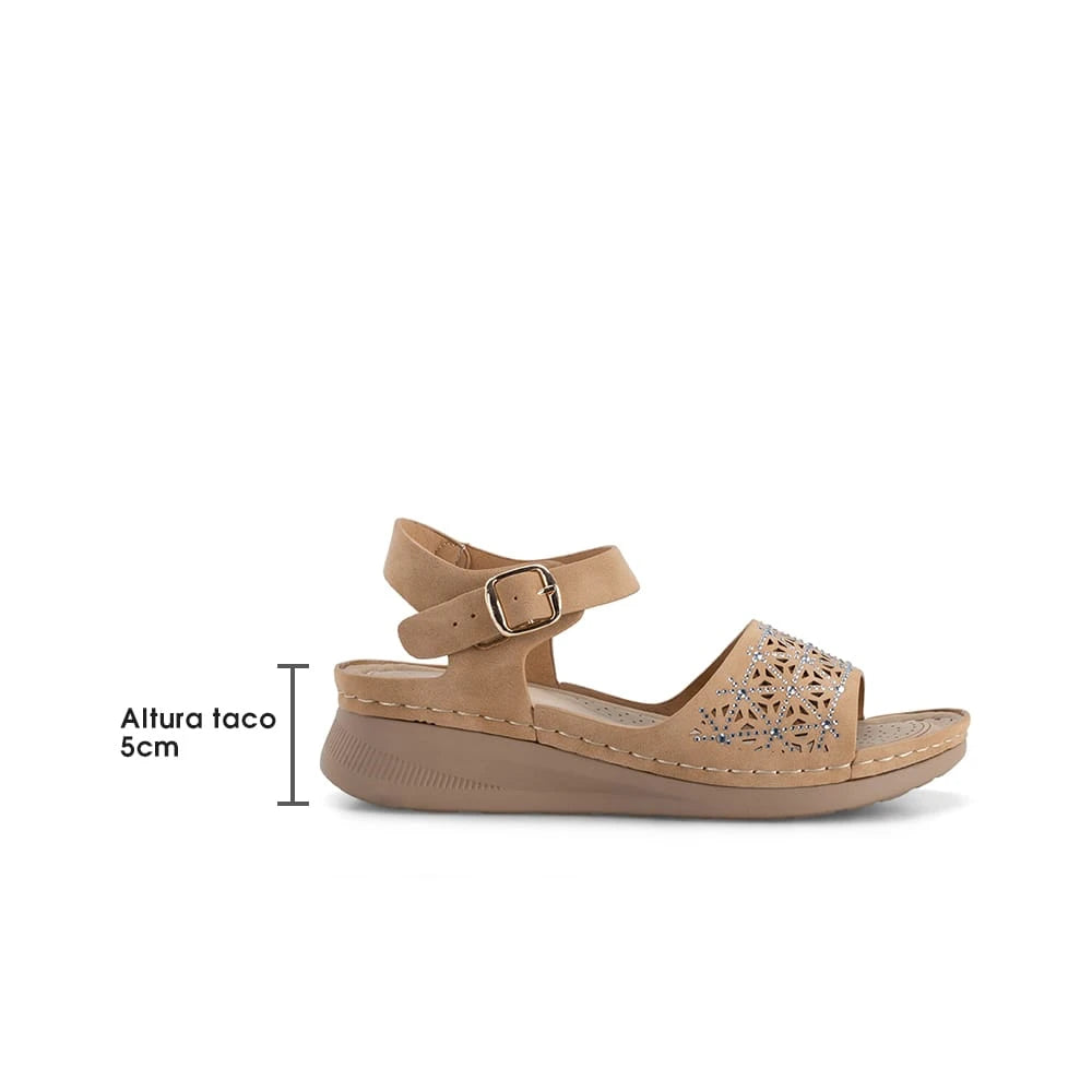Sandalias Mujer Sancha Beige Weide