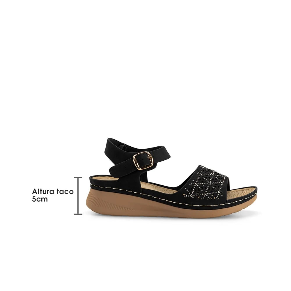 Sandalias Mujer Sancha Negro Weide