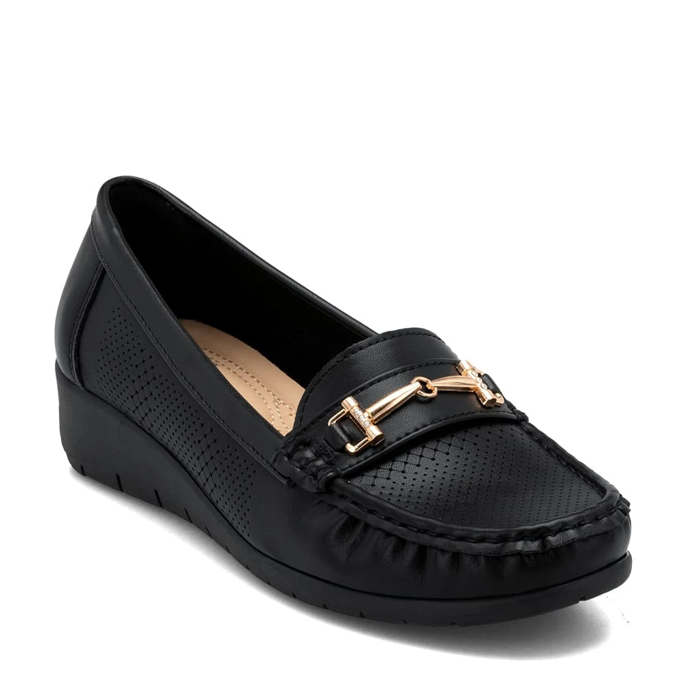 Mocasin Mujer Veronica Negro Weide