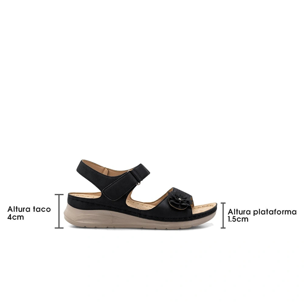 Sandalias Mujer Teresa Negro Weide