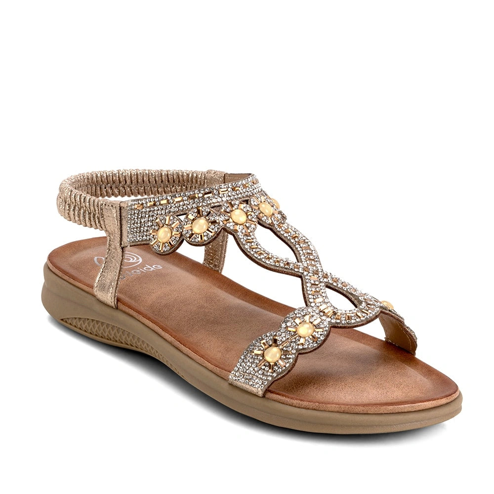 Sandalias Mujer Esperanza Dorado Weide