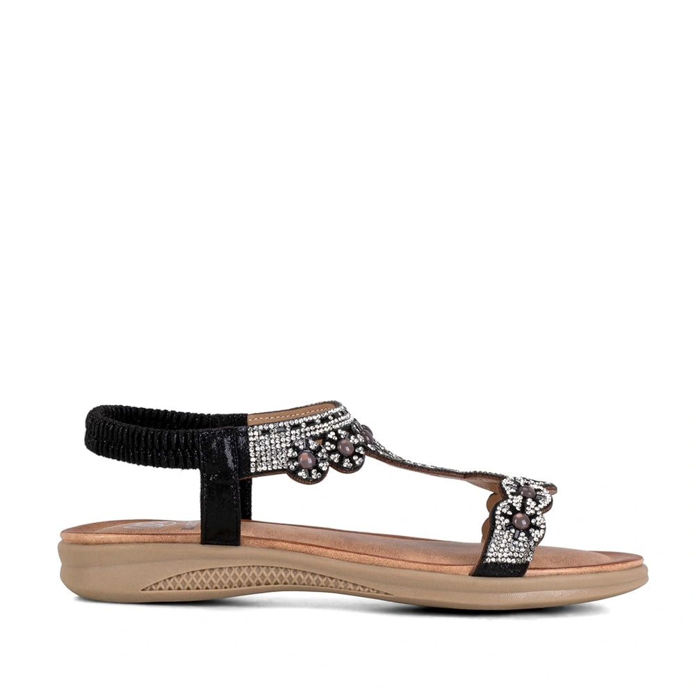 Sandalias Mujer Esperanza Negro Weide