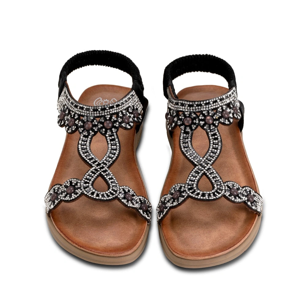 Sandalias Mujer Esperanza Negro Weide