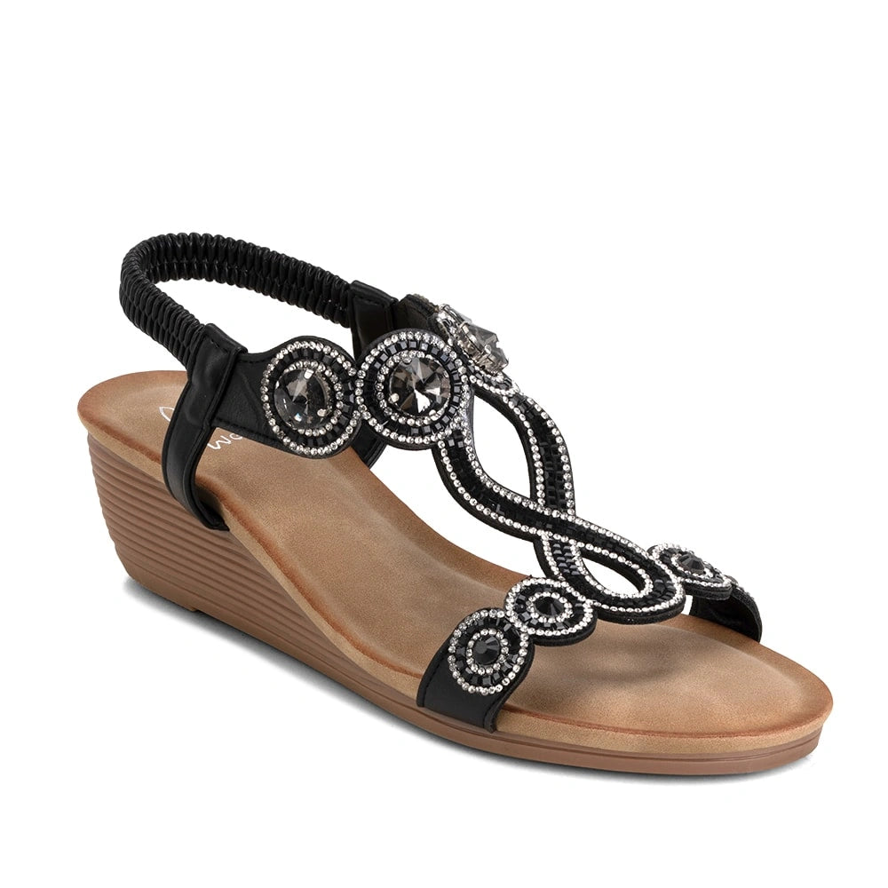 Sandalias Mujer Adelina Negro Weide