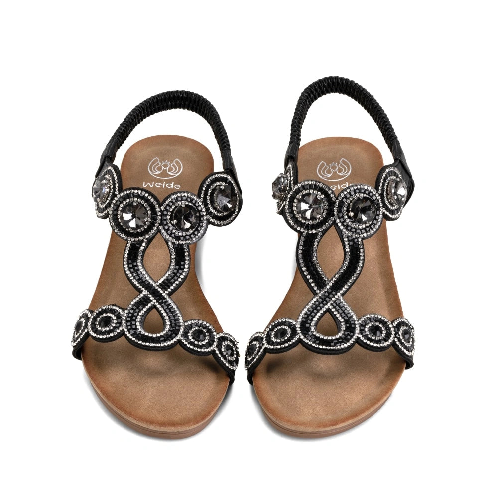 Sandalias Mujer Adelina Negro Weide
