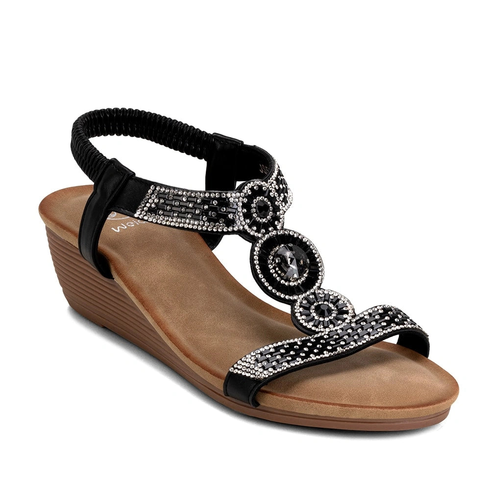 Sandalias Mujer Jacinta Negro Weide