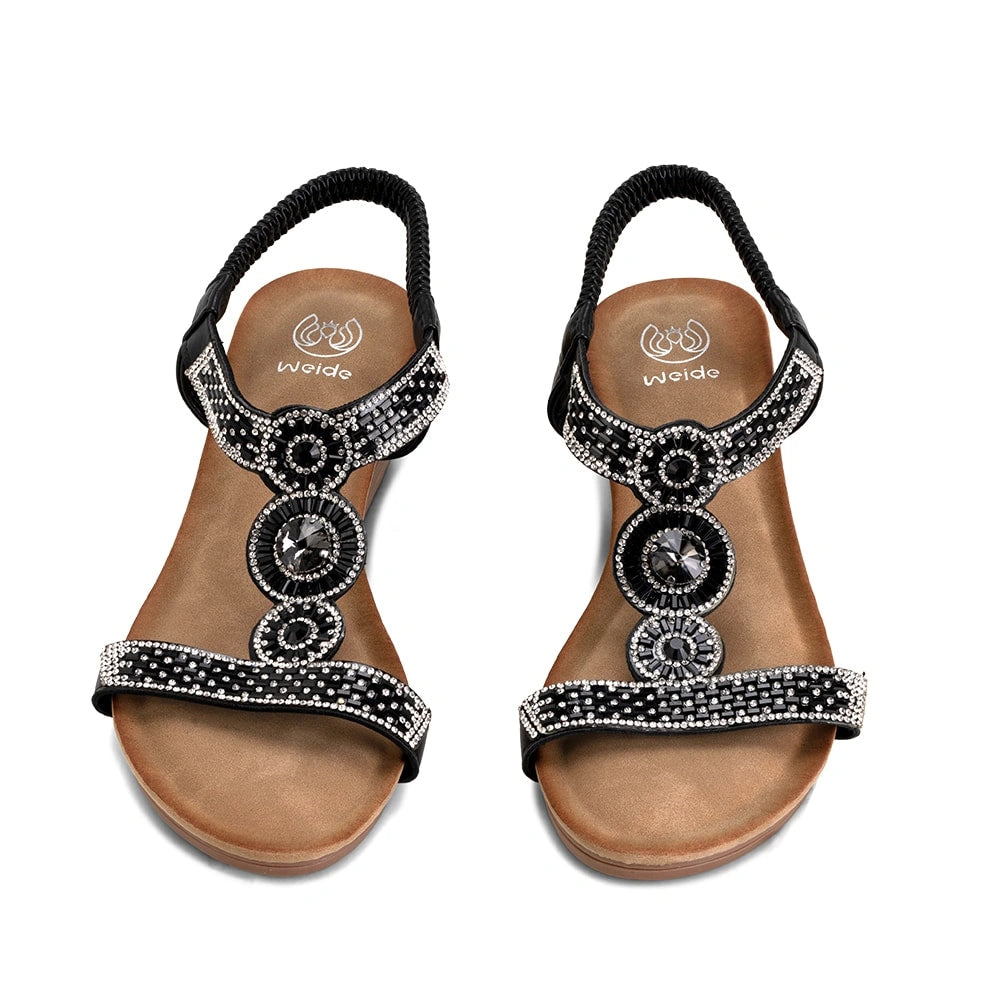 Sandalias Mujer Jacinta Negro Weide