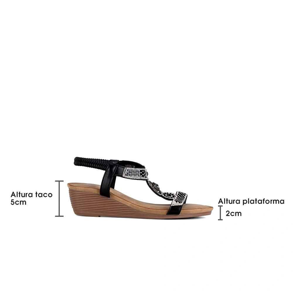 Sandalias Mujer Jacinta Negro Weide