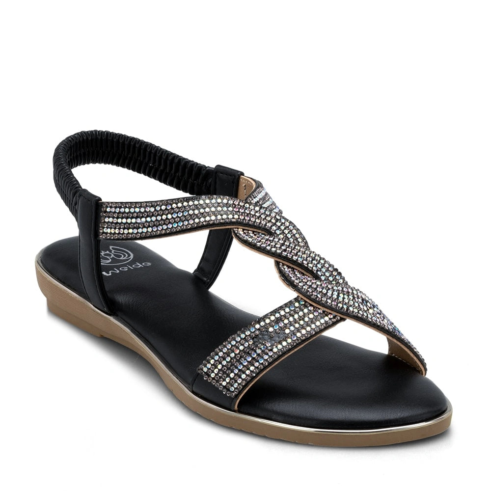 Sandalias Mujer Juana Negro Weide