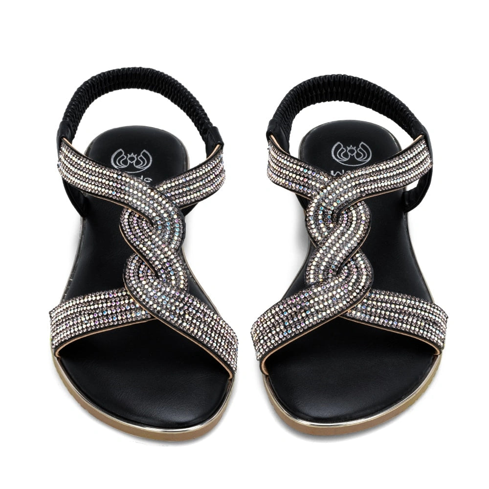 Sandalias Mujer Juana Negro Weide