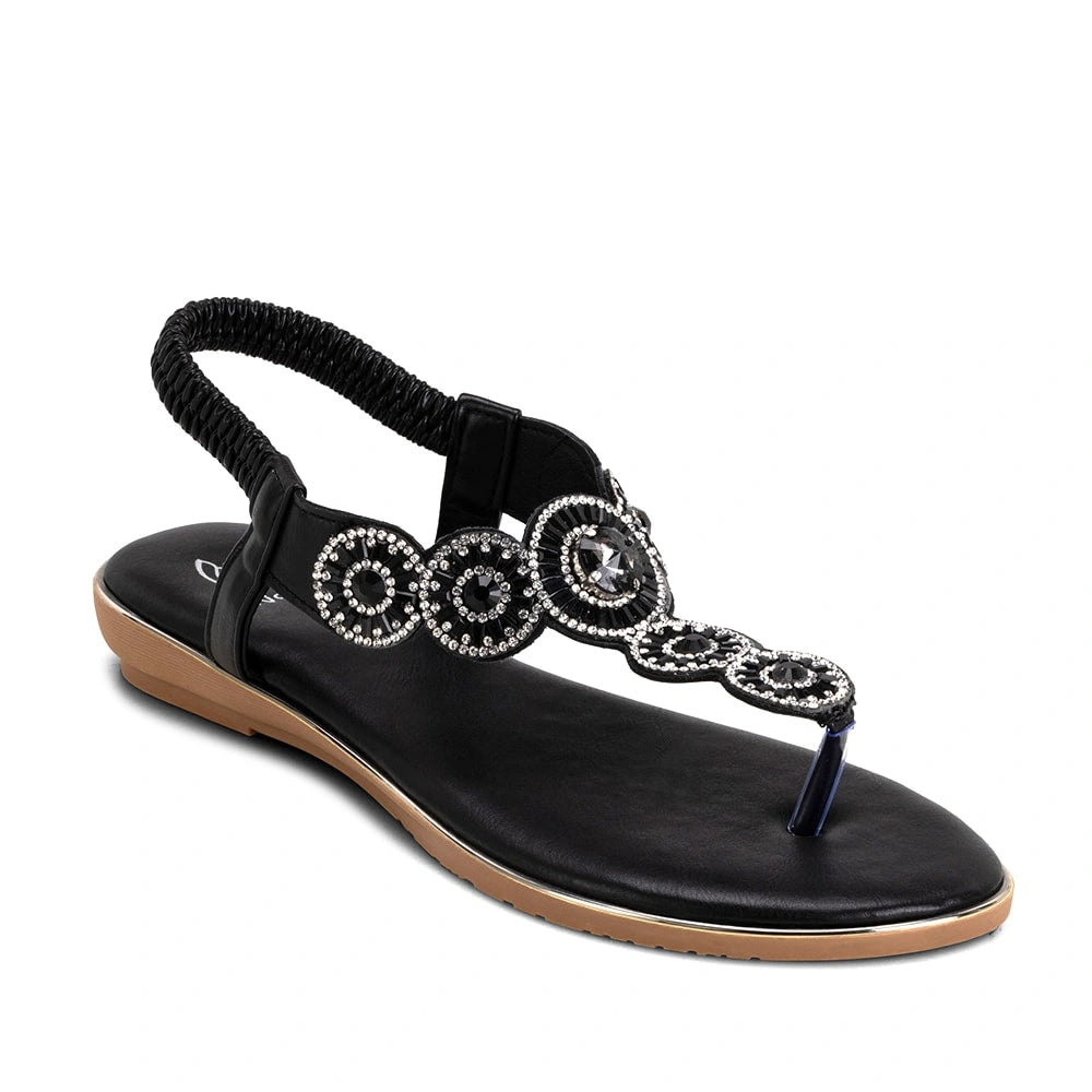 Sandalias Mujer Luisa Negro Weide