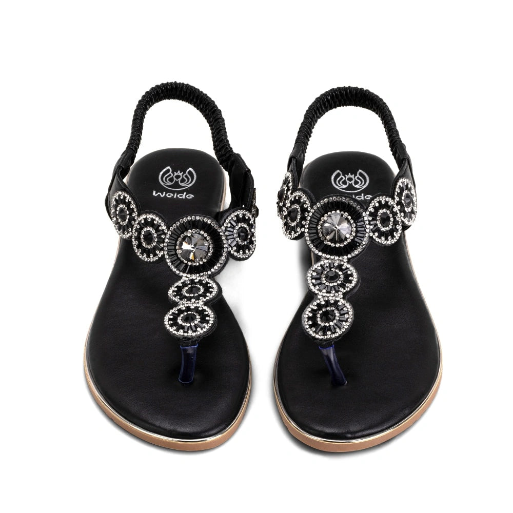 Sandalias Mujer Luisa Negro Weide