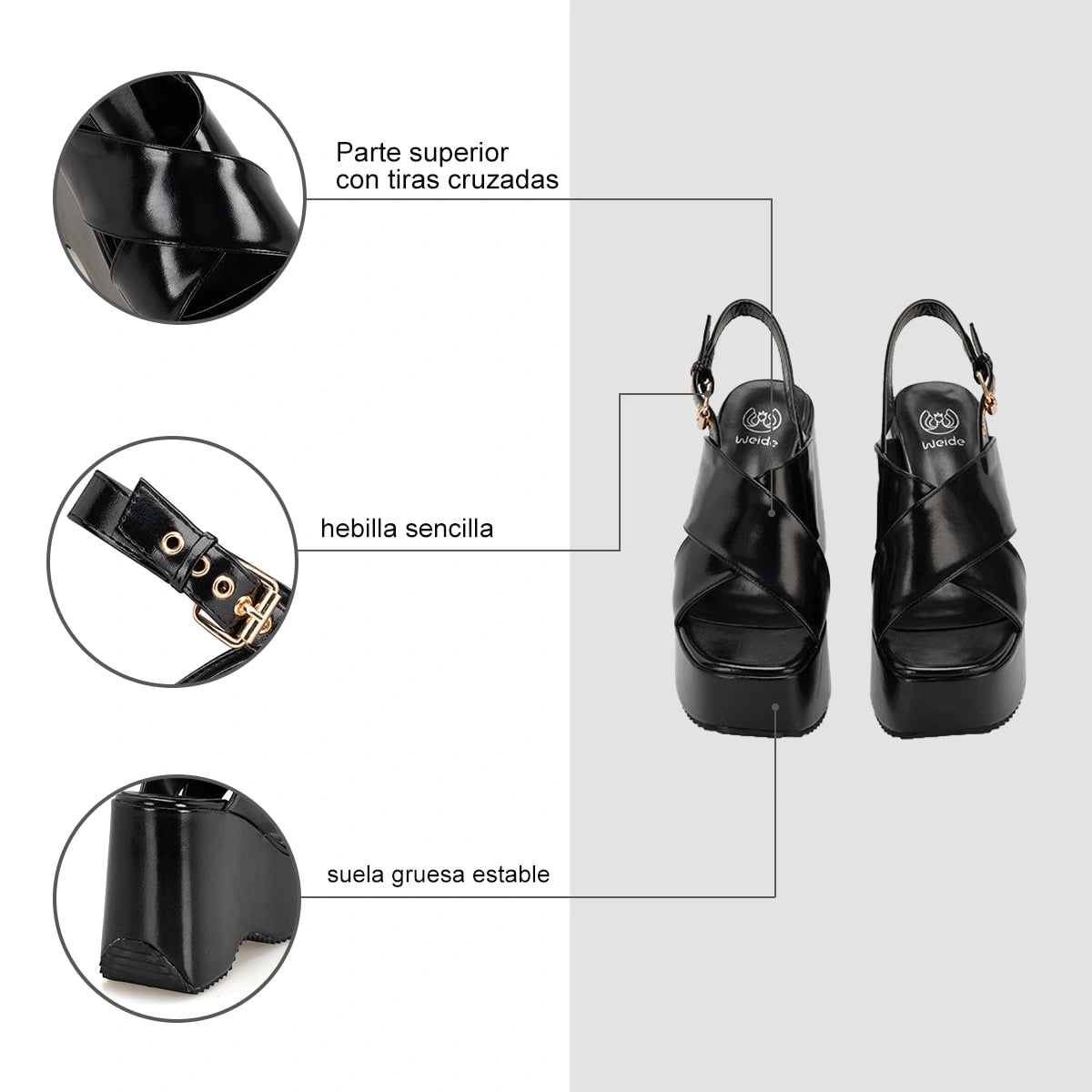 Sandalias Mujer Alfreda Weide