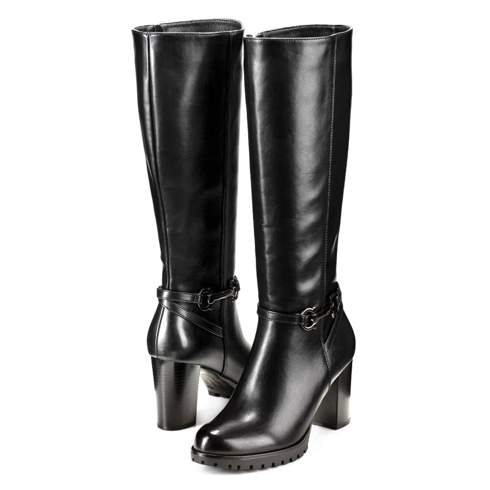 BOTAS TACO MUJER NEGRO WEIDE QBM01