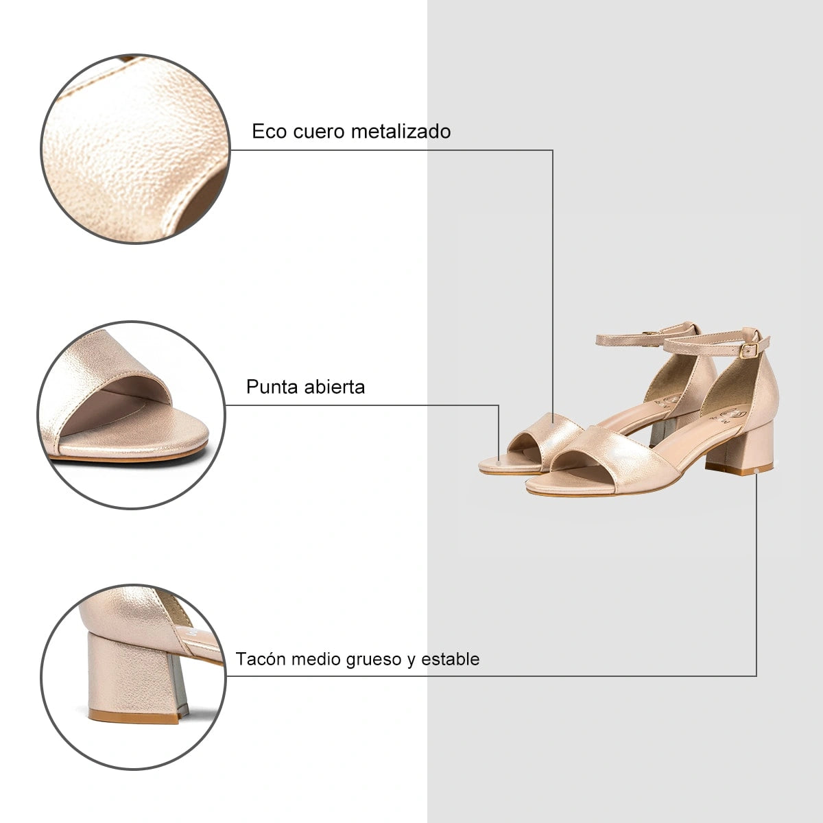 Sandalias Mujer Epifania Champan Weide