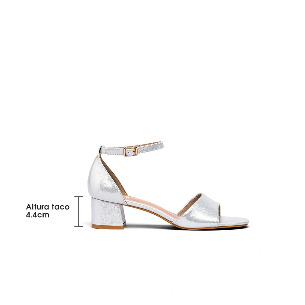 Sandalias Mujer Epifania Plateado Weide