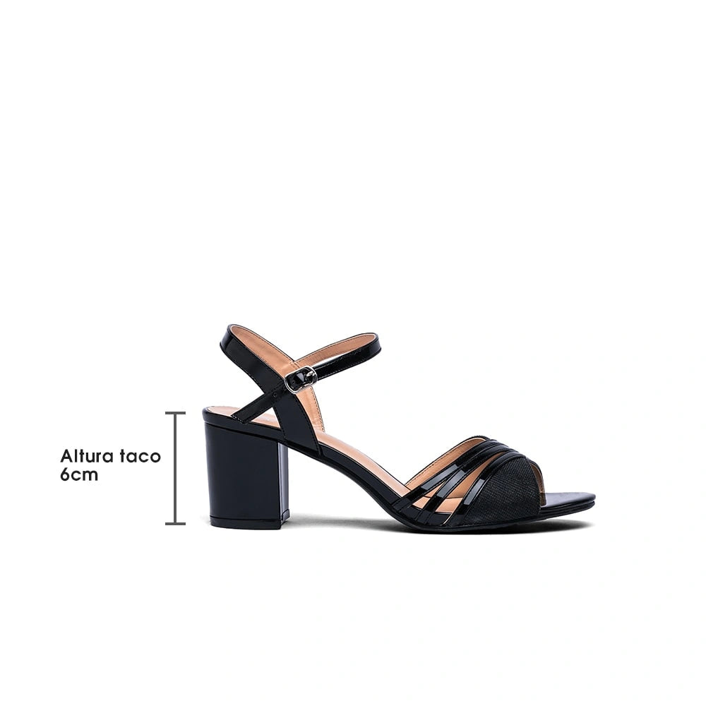 Sandalias Fiesta Mujer Sara Negro Weide