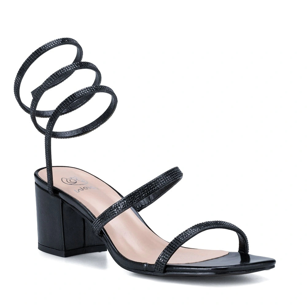 Sandalias Fiesta Mujer Edurne Negro Weide
