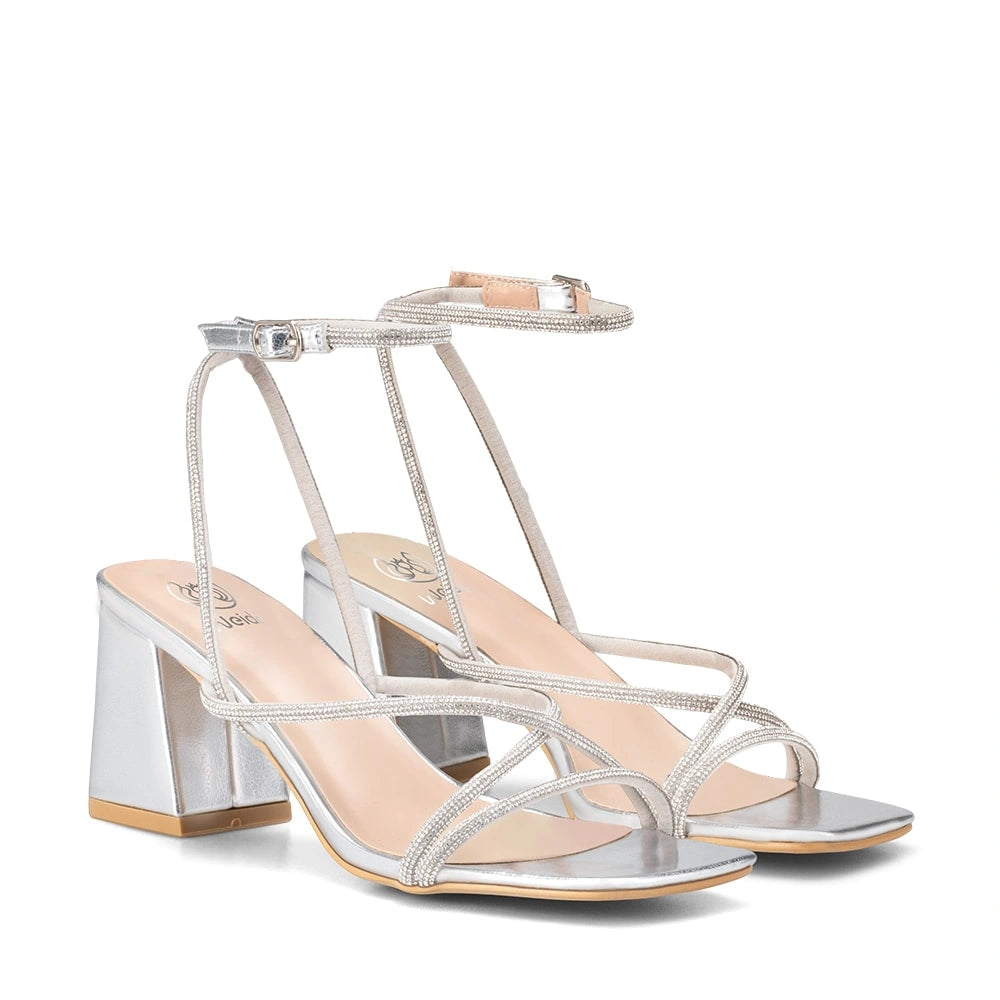 Sandalias Fiesta Mujer Noah Plateado Weide