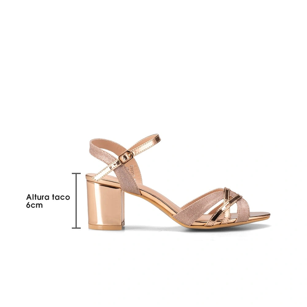 Sandalias Fiesta Mujer Gala Champan Weide