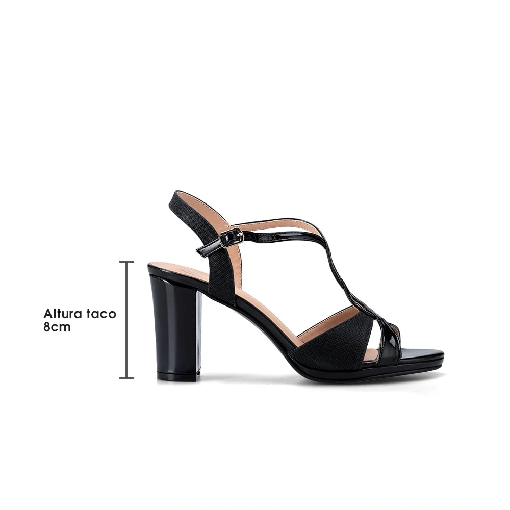 Sandalias Fiesta Mujer Leirra Negro Weide