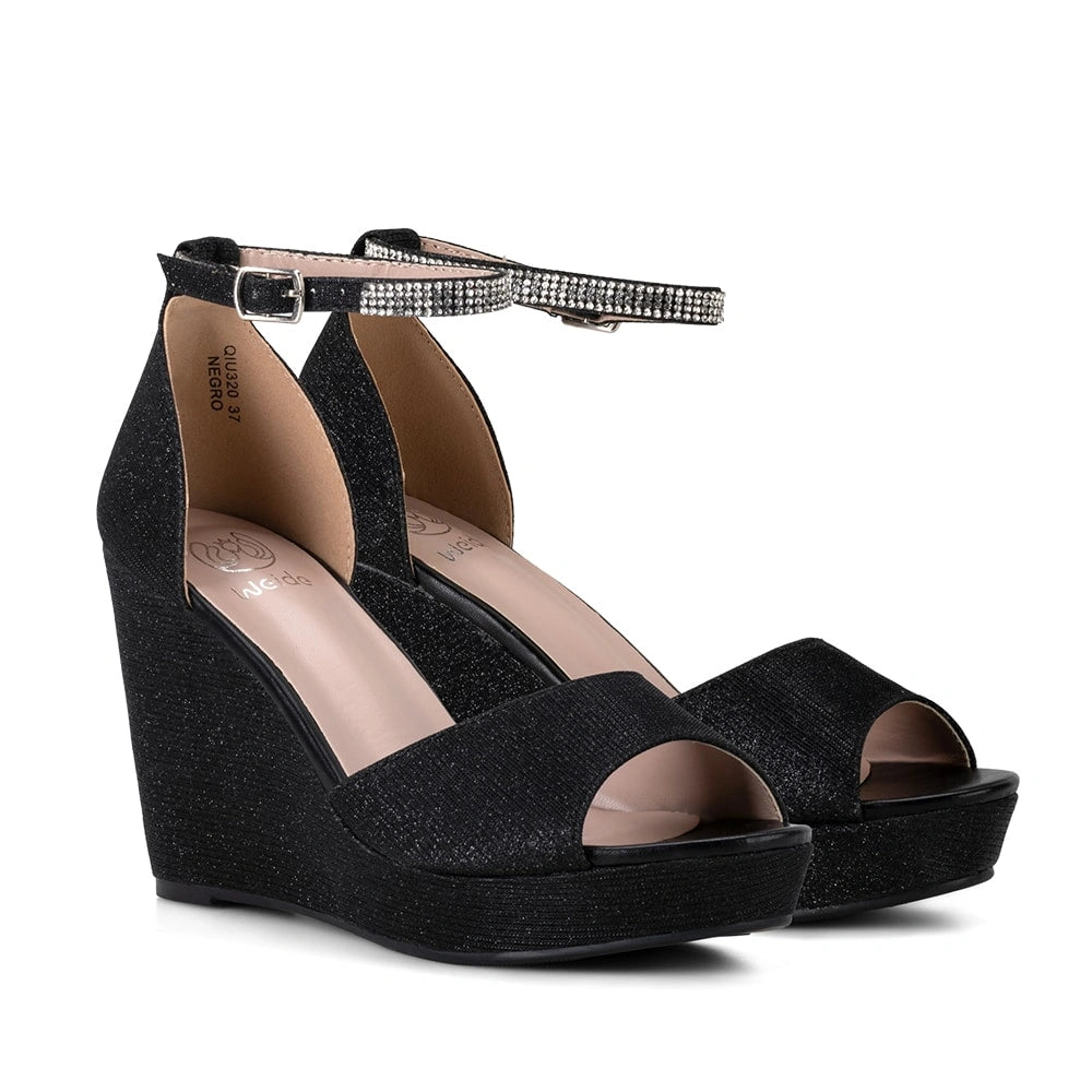 Sandalias Mujer Licha Negro Weide