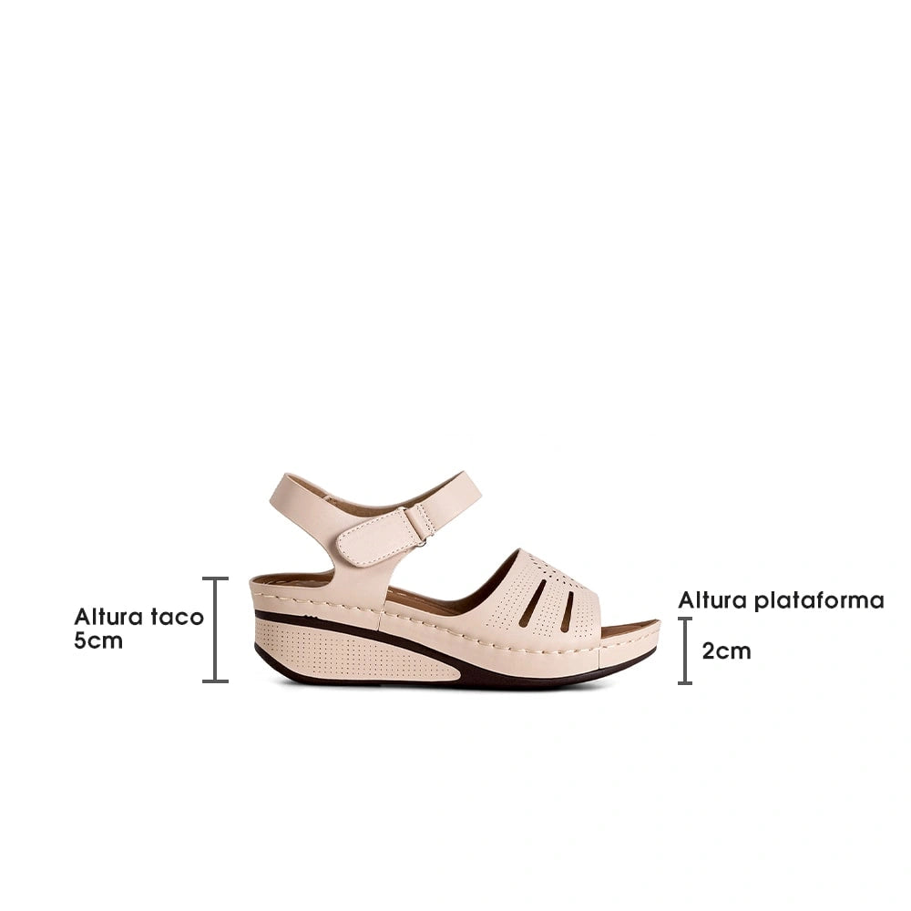 Sandalias Mujer Rocio Beige Weide